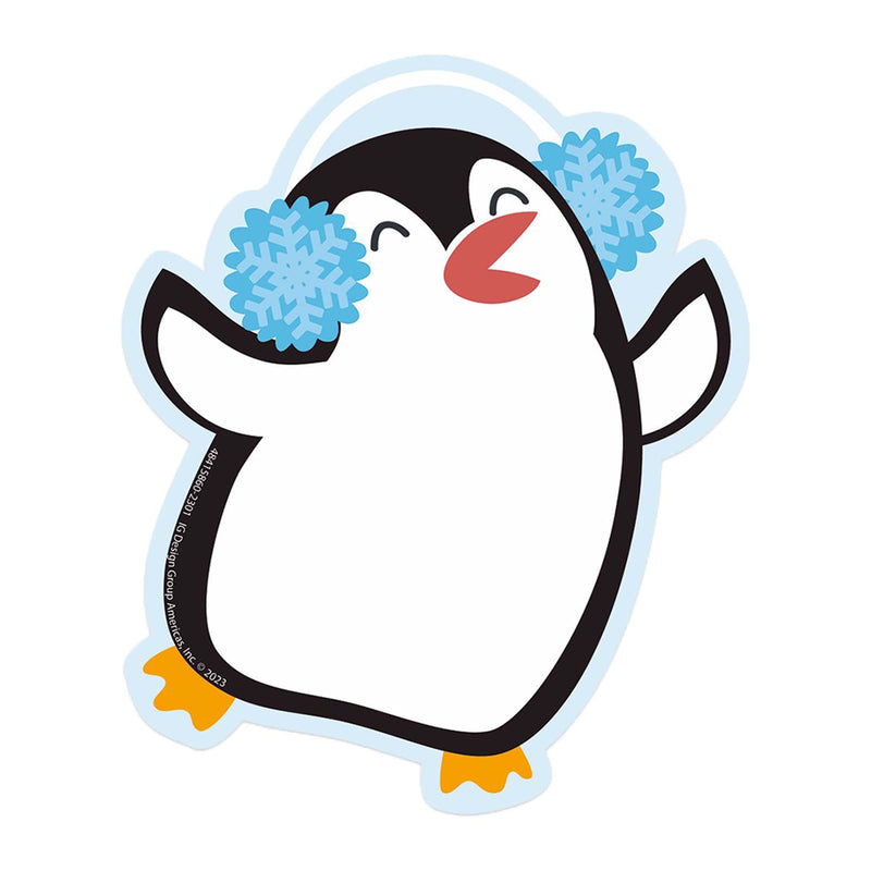 Winter Penguins Paper Cut Outs