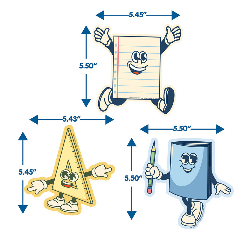 Scool Era Paper Cut-outs