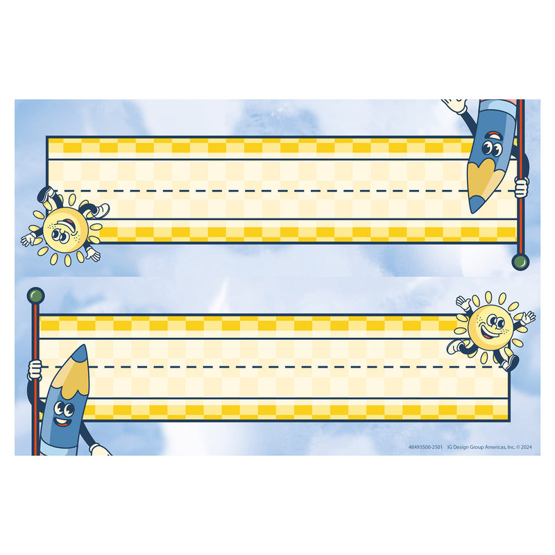 Scool Era Name Plate Tented