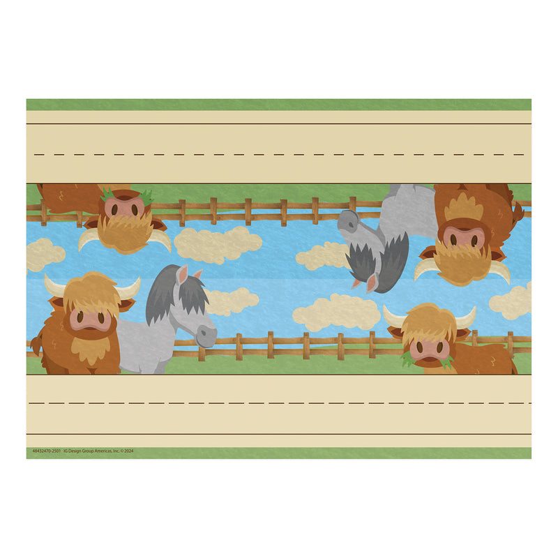 Wild Wild Class Name Plate Tented