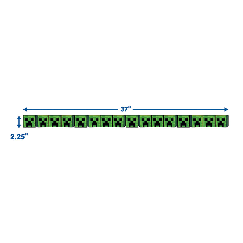 Minecraft Creeper Lineup Wide Trim