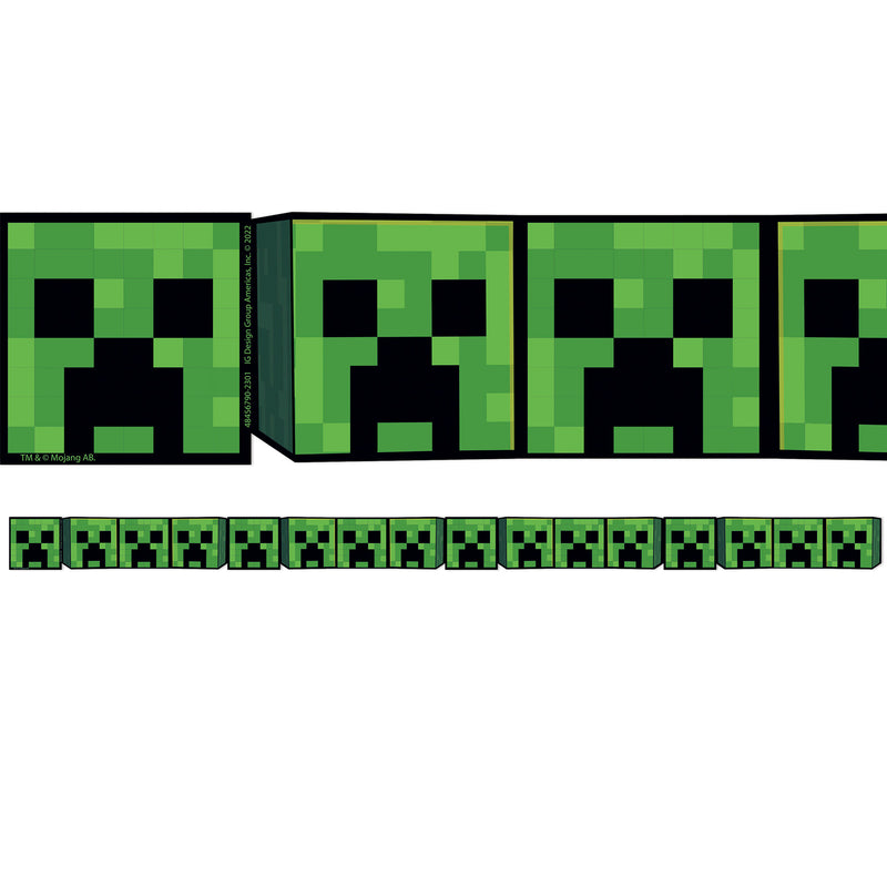 Minecraft Creeper Lineup Wide Trim