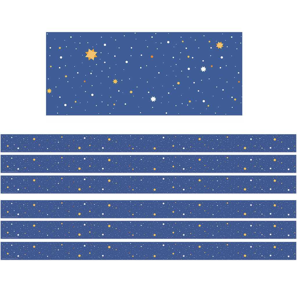 Once Upon A Dream Starry Night Deco Trim®, 37 Feet Per Pack, 6 Packs