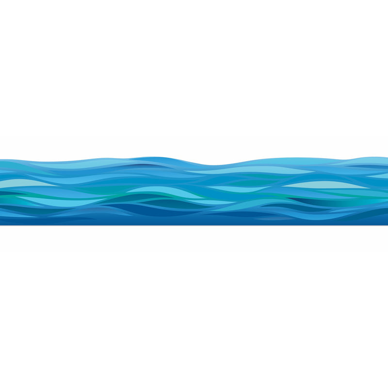 Seas the Day Waves Deco Trim®, 37 Feet Per Pack, 6 Packs