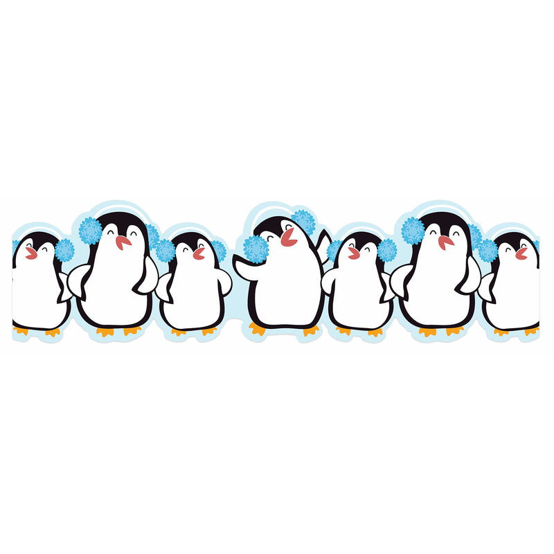 Winter Penguins Extra Wide Deco Trim®, 37 Feet Per Pack, 6 Packs