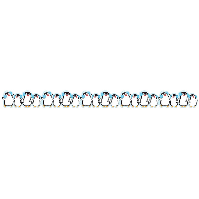 Winter Penguins Extra Wide Deco Trim®, 37 Feet Per Pack, 6 Packs