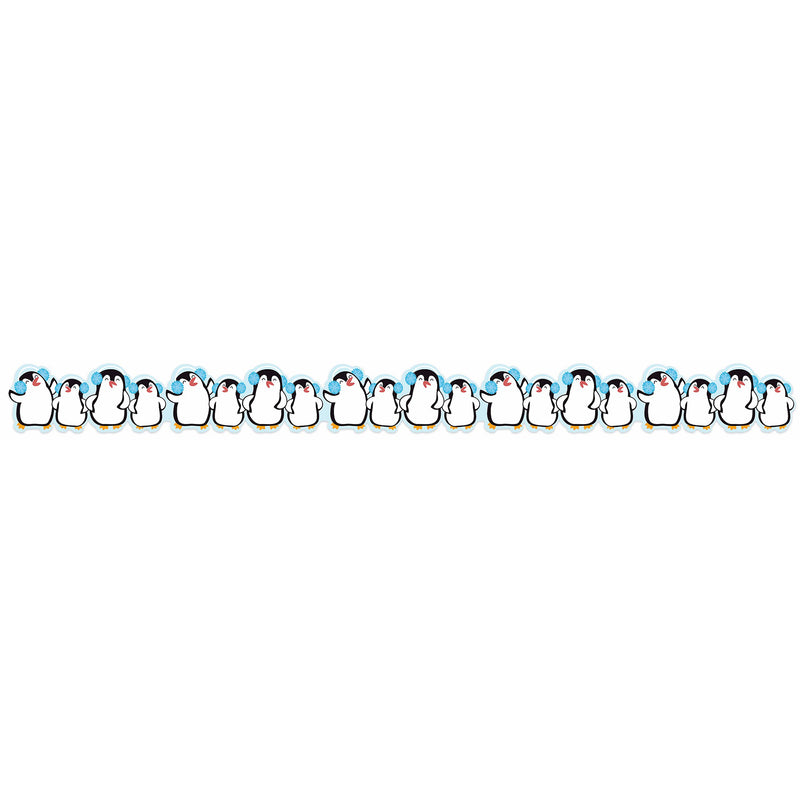 Winter Penguin Extra Wide Deco Trim
