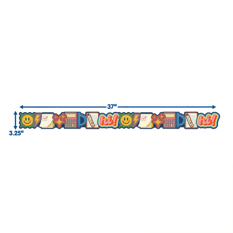 School Icons Deco Trim Extra Wide