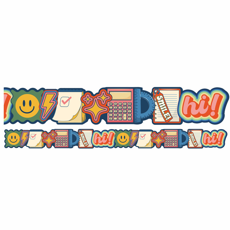 School Icons Deco Trim Extra Wide