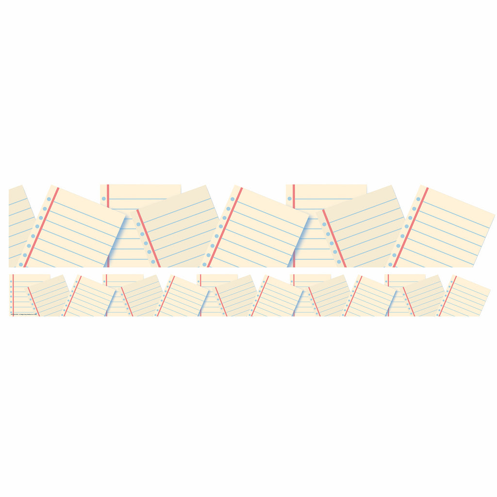 Notebook Paper Deco Trim Extrawide