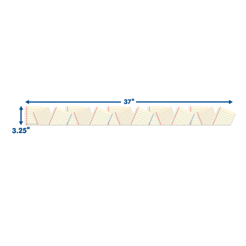 Notebook Paper Deco Trim Extrawide