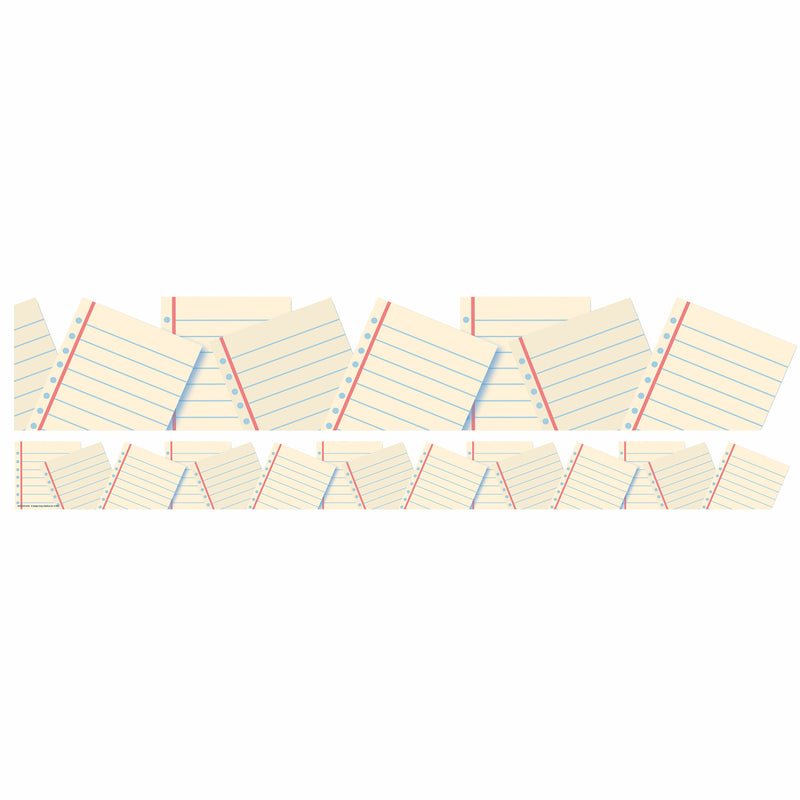 Notebook Paper Deco Trim Extrawide