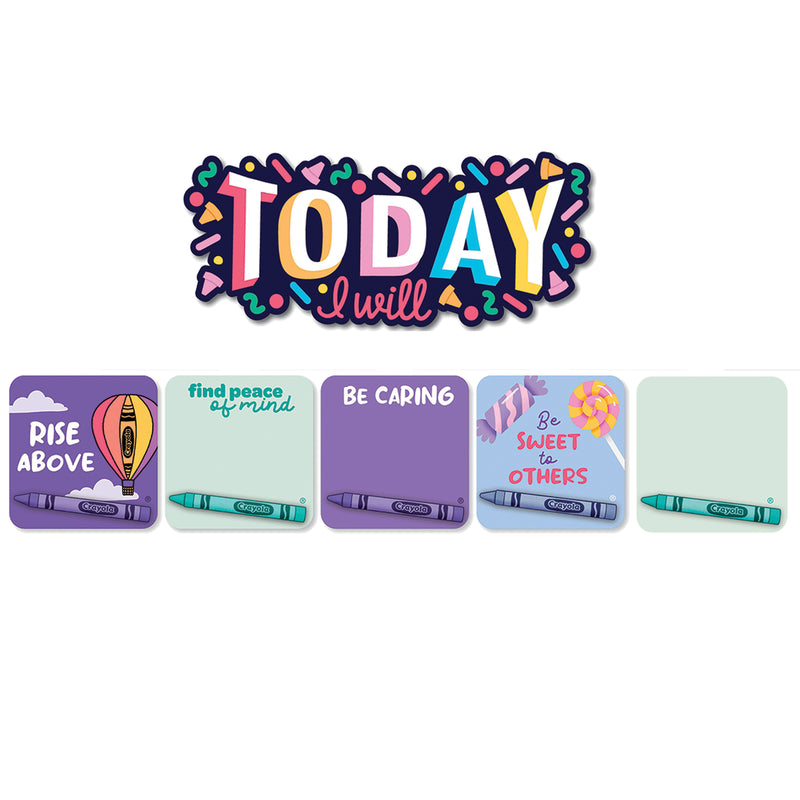 Today I Will Mini Bulletin Board St Crayola Colors Of Kindness