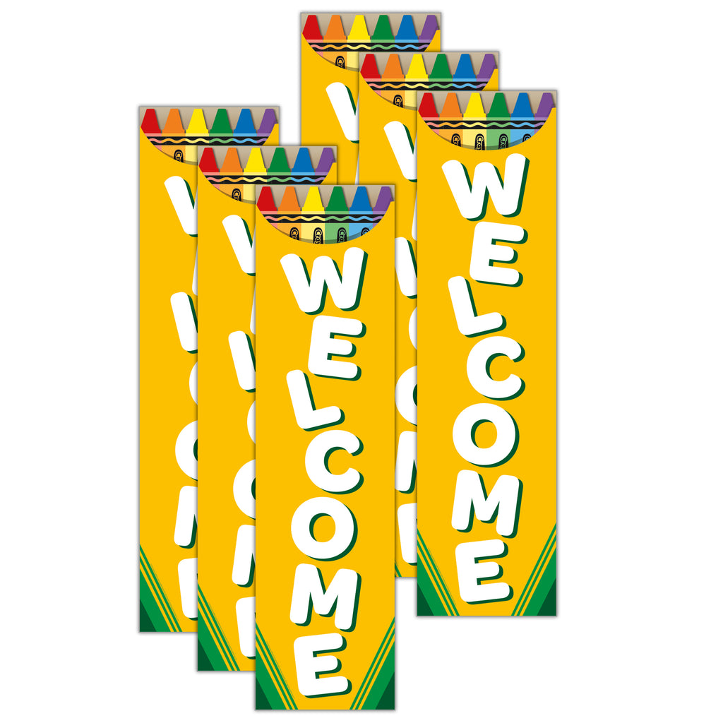 (6 Ea) Crayola Welcome Banner Vert