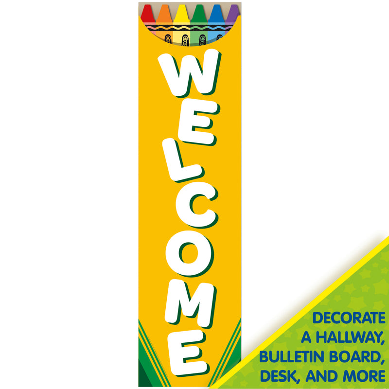 (6 Ea) Crayola Welcome Banner Vert