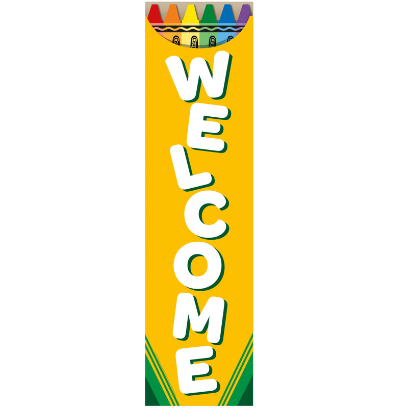 (6 Ea) Crayola Welcome Banner Vert