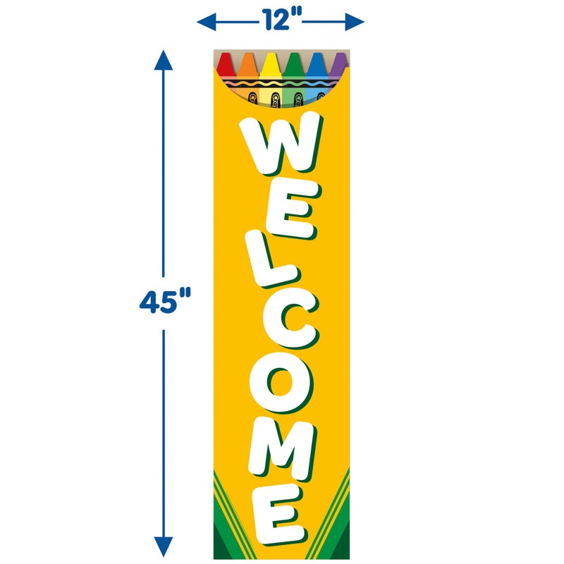 (6 Ea) Crayola Welcome Banner Vert