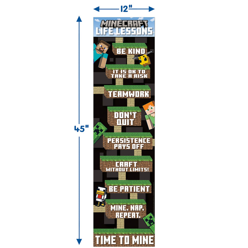 Minecraft Life Lessons Banner