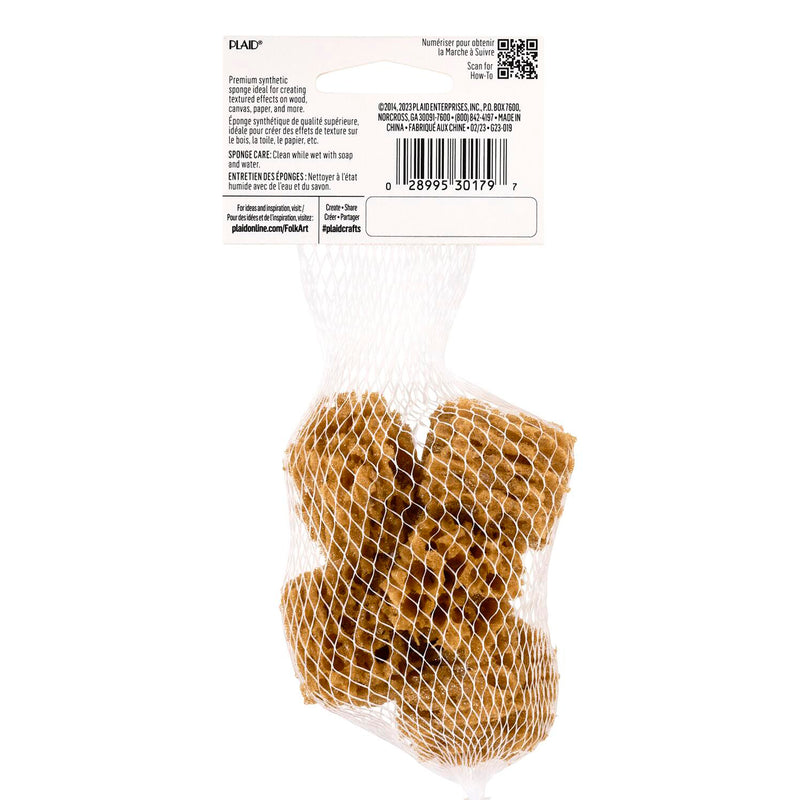 Folkart Synthetic Sponge 5ct Value Pack