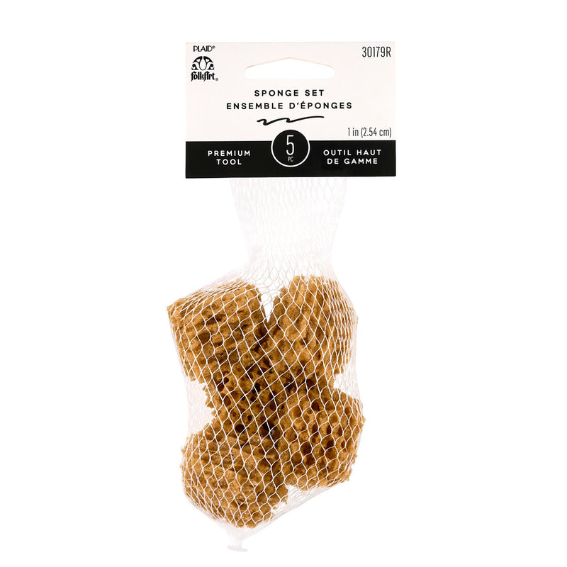 Folkart Synthetic Sponge 5ct Value Pack