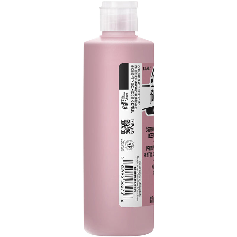 Acrylic Paint Matte Vint Tea Rose Folkart 8oz