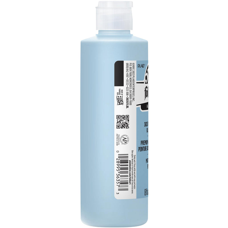 Acrylic Paint Matte Light Blue 8oz Folkart