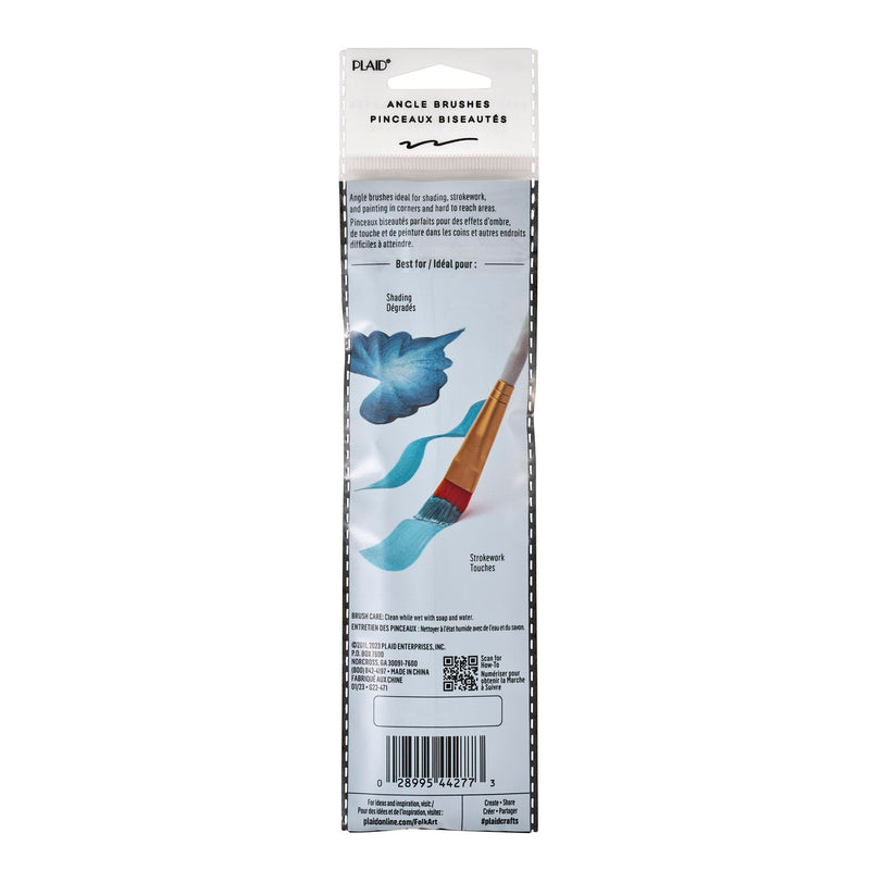 Folkart Angle Brush Set 5ct