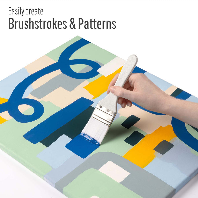 Folkart Chip Brushes 3ct Wht Nylon