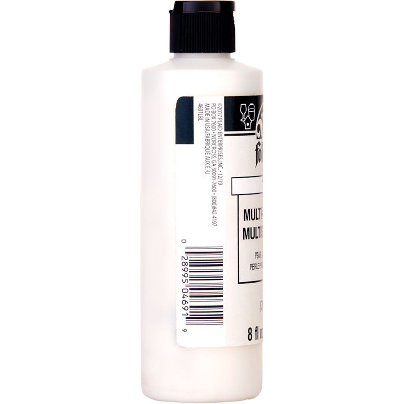 Acrylic Paint Pearl White 8oz Folkart Multisurface