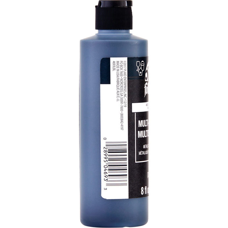 Acrylic Paint Metal Charcoal Blk Folkart 8oz