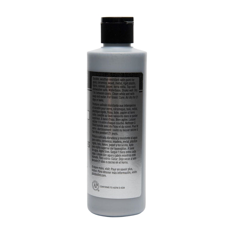 Acrylic Paint Silver Sterling 8oz Folkart Metallic