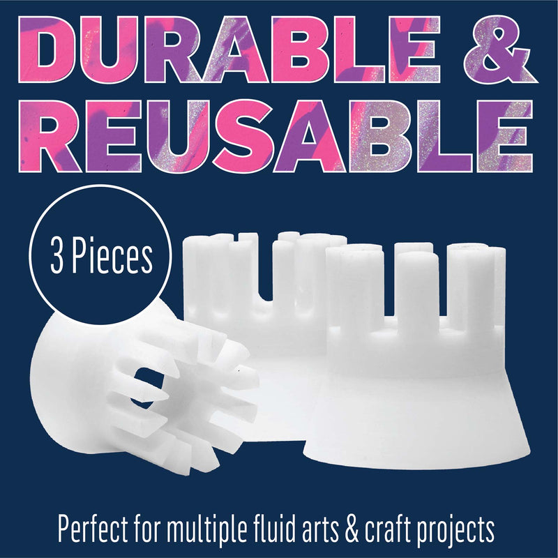 Drizzle Slot Strainer Pour Tool Set Folkart 3ct