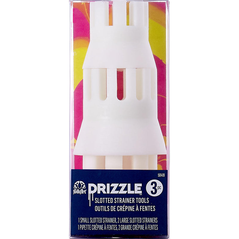 Drizzle Slot Strainer Pour Tool Set Folkart 3ct
