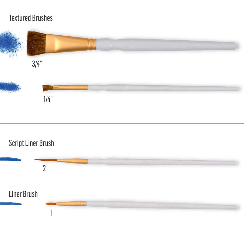 Folkart Ltp Premium Brush Set 10ct
