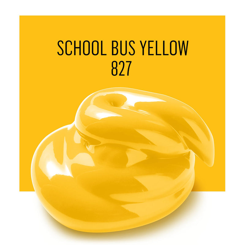 Acrylic Paint Matte Sch Bus Ylw 8oz Folkart
