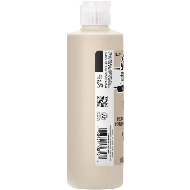 Acrylic Paint Matte Linen 8oz Folkart