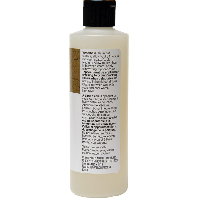Crackle Medium 8 Oz Folkart