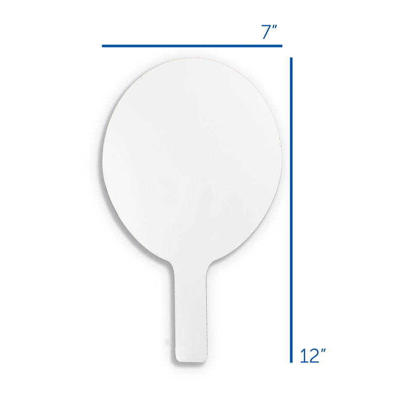 6pk Oval Dry Erase Answer Paddle