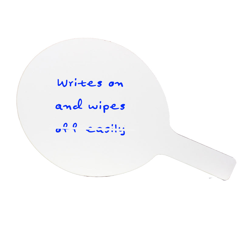 6pk Oval Dry Erase Answer Paddle