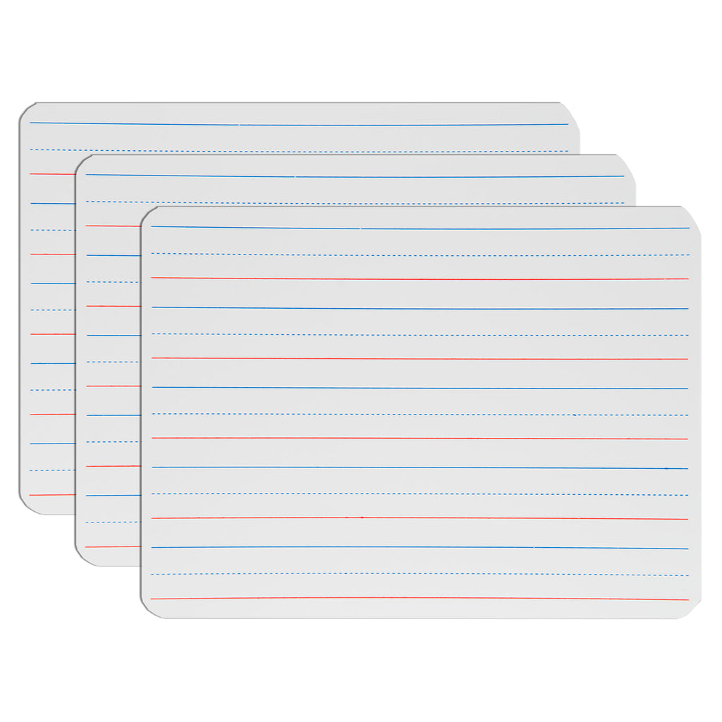 3pk Magnet Ruled/dry Erase 9x12 Two Sided