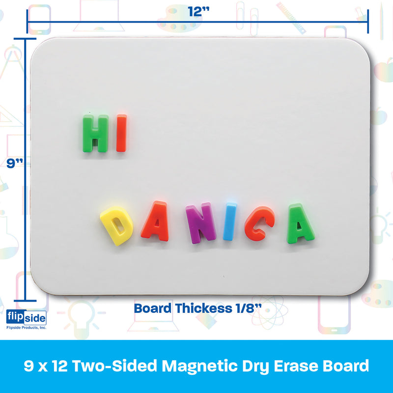 3pk 2sided Magnetic Dry Erase 9x12