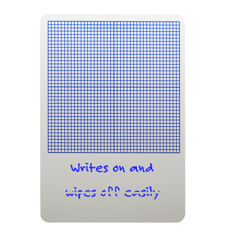 3pk Graph Dry Erase Board 11x16 1/4in Squares