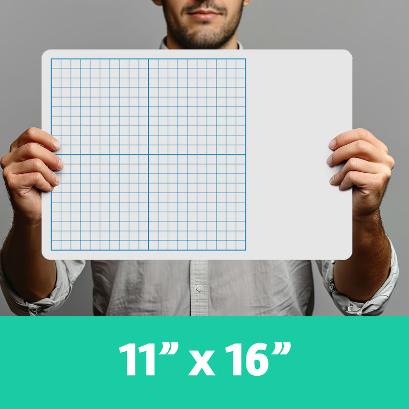 3pk 2sided Graph/dry Erase 11x16 1/2in