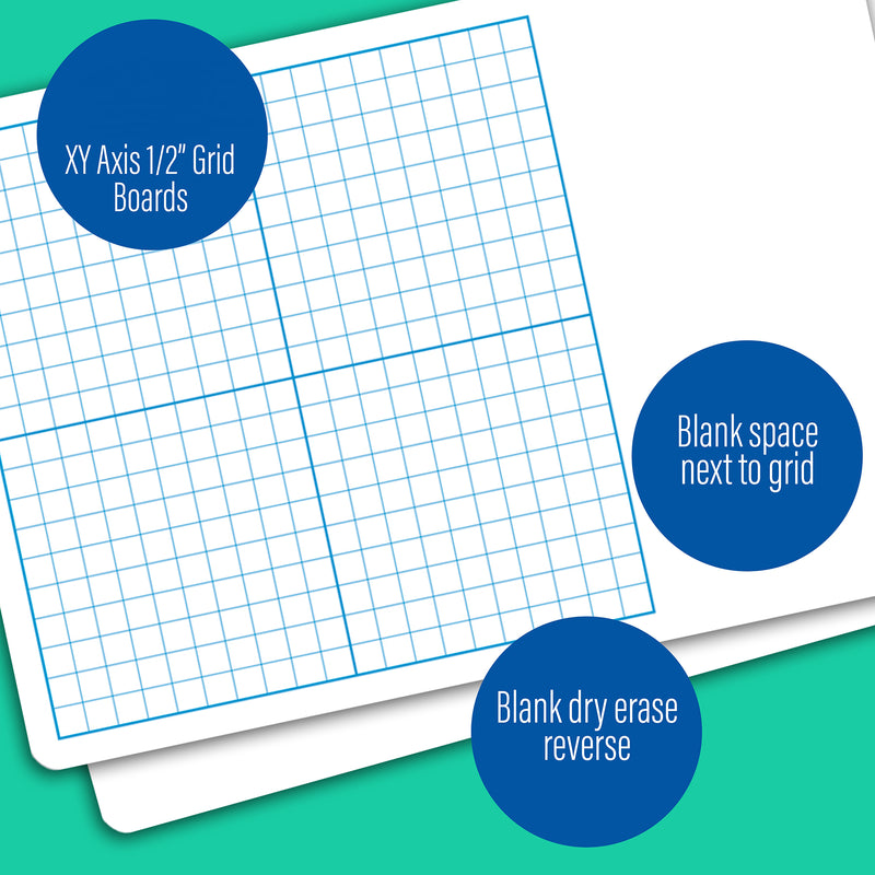 3pk 2sided Graph/dry Erase 11x16 1/2in