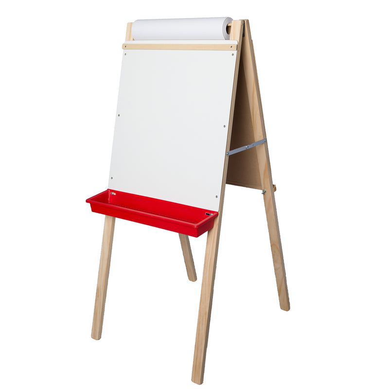 Child's Deluxe Double Easel, Green Chalkboard/Dry Erase Board, 44" T x 19" W