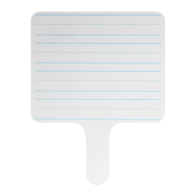 6pk Rect Lined Dry Erase Paddle