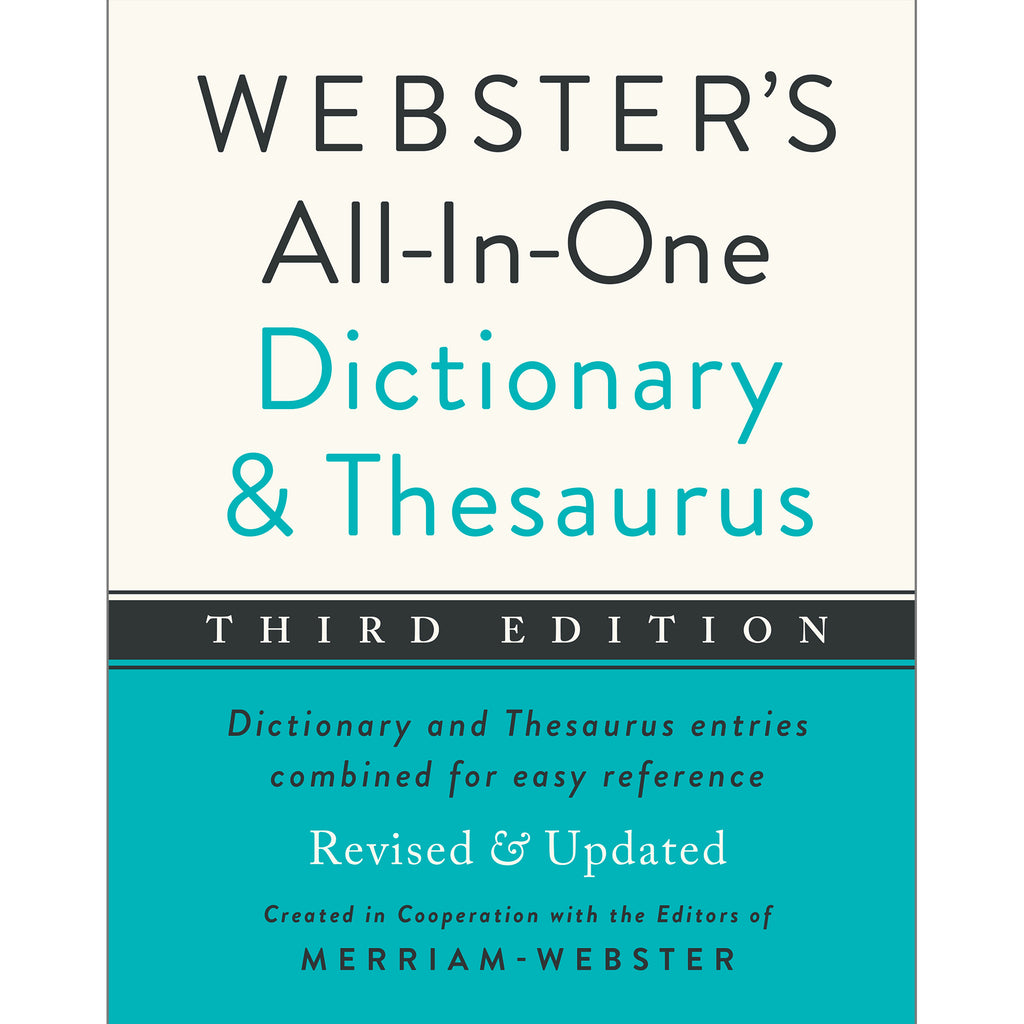 Webster's All-in-One Dictionary & Thesaurus, Third Edition