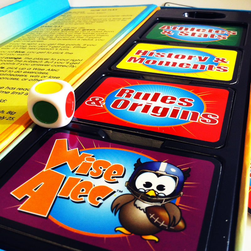 Wise Alec Trivia Game Sports Buffs Expansion Set