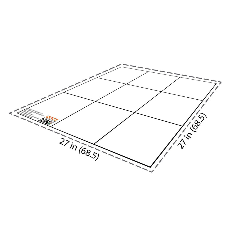 Botley Bot Grid Mat, 9" Squares, 27" x 27"