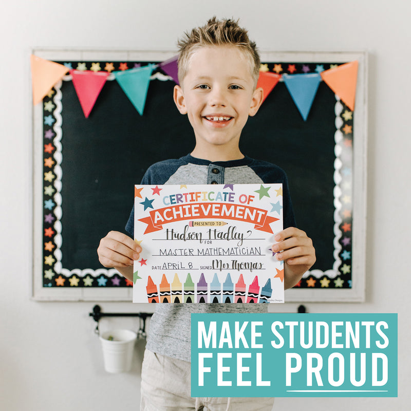 Colorful Preschool Diploma 25ct